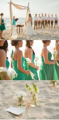 Идеи для свадьбы: пляжная свадьба