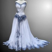 Готическое свадебное платье