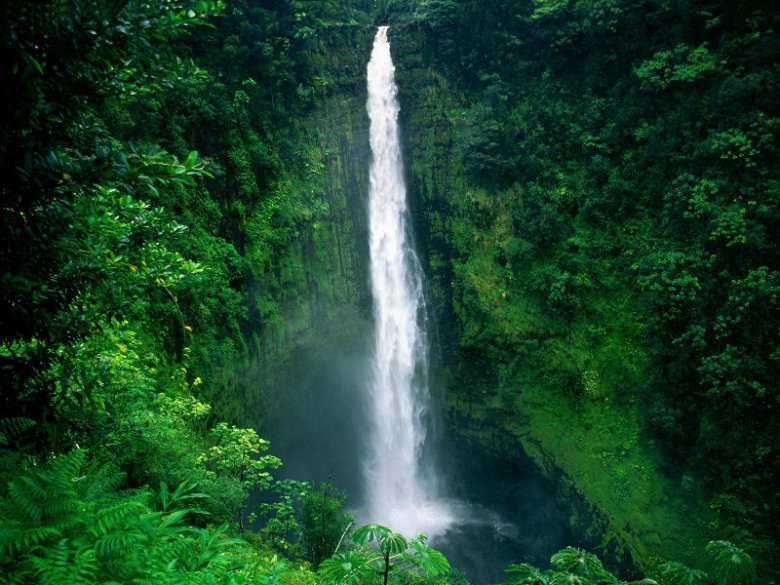 Водопад Акака, Гавайи