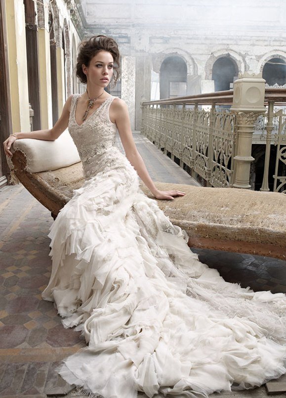 Свадебная мода 2012: платье Lazaro