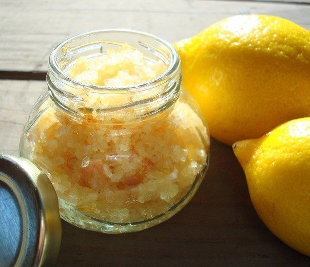 Лимонный скраб для тела