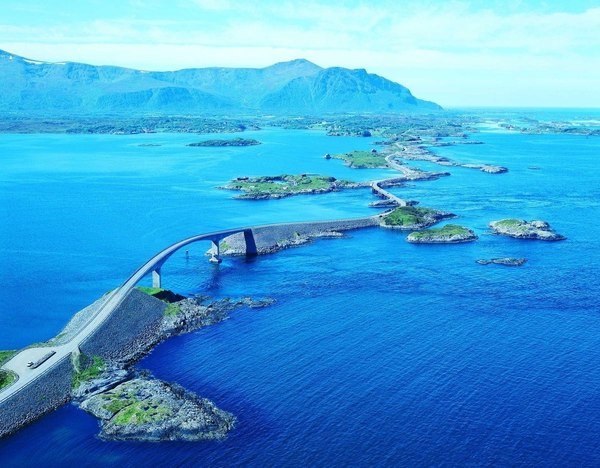 Атлантическая дорога в Норвегии