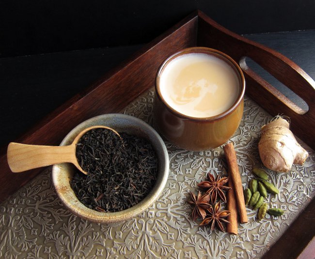 Индийский чай масала со специями