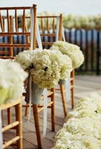 Украшение стульев на свадьбе