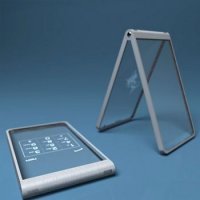 Прозрачный телефон Glassy Glassy