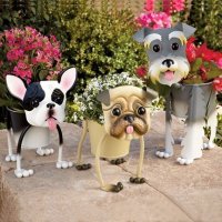 Подставки для цветов в виде собак