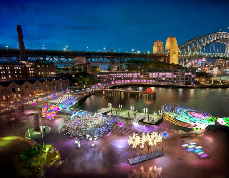 Vivid Sydney - праздник цвета и ярких красок в Сиднее