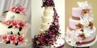 Свадебные торты с цветами