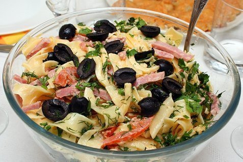Итальянский макаронный салат