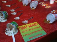 Имитация грязного стула: Seat Savers