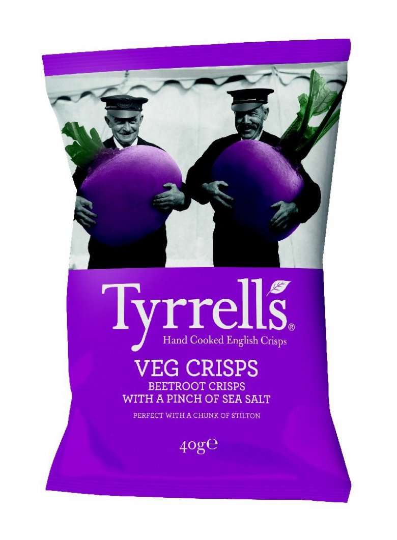 Картофельные чипсы: Tyrrels Beetroot chips