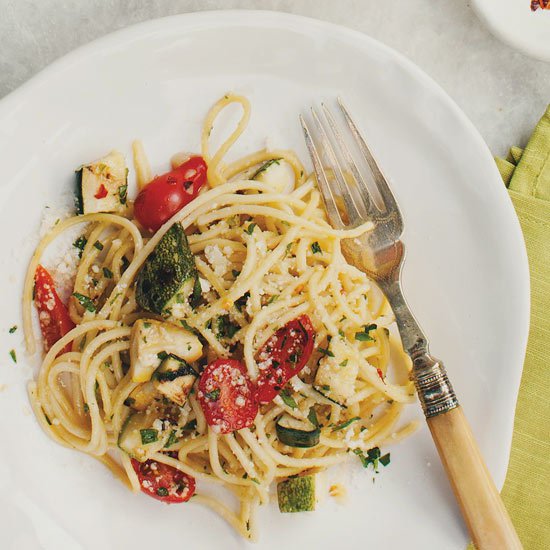 Простой летний рецепт приготовления спагетти