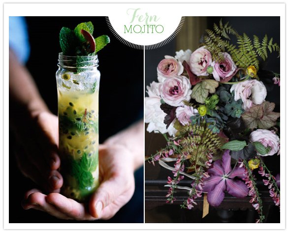 Напитки на свадьбу: папоротниковый мохито