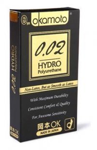 Дизайн презервативов: Okamoto 0.02 Hydro