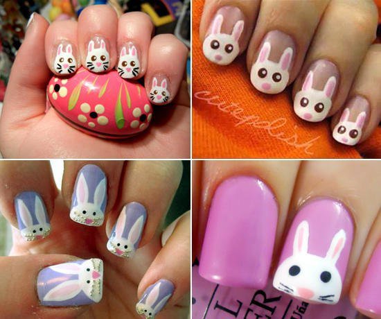 Маникюр с кроликами: прикольные идеи для росписи ногтей