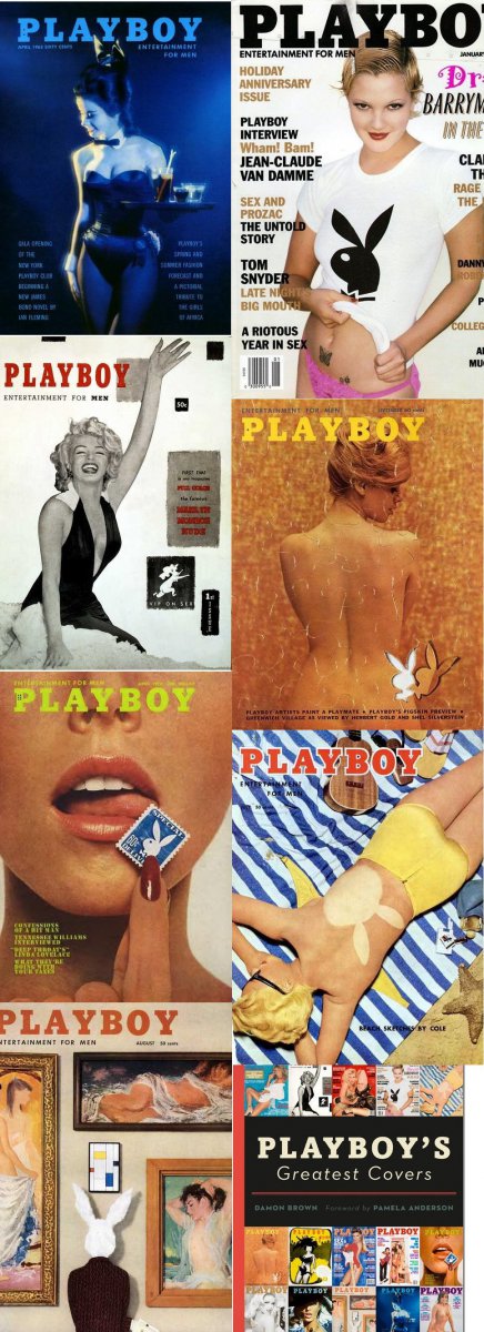 Журнал Playboy и сборник его лучших обложек