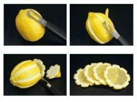 Как красиво нарезать лимон?