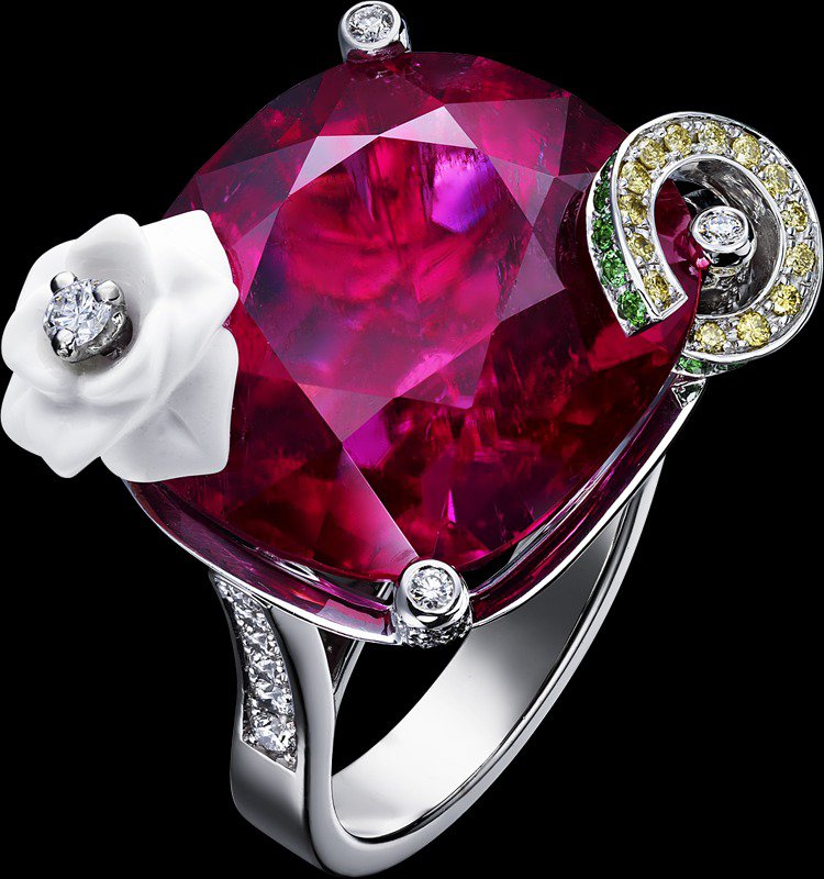 Коктейльные кольца Piaget:  Сладкая роза