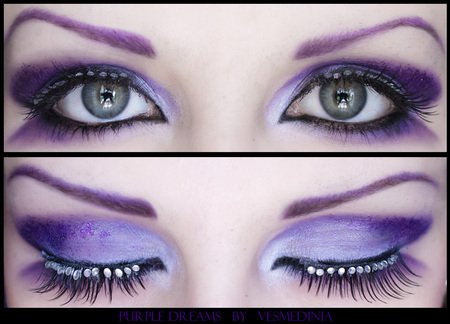 Идеи макияжа: Фиолетовая фантазия