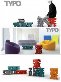 Слова, слова, слова: мебель Typo furniture collection