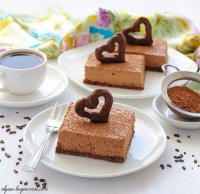 Шоколадно-творожные пирожные