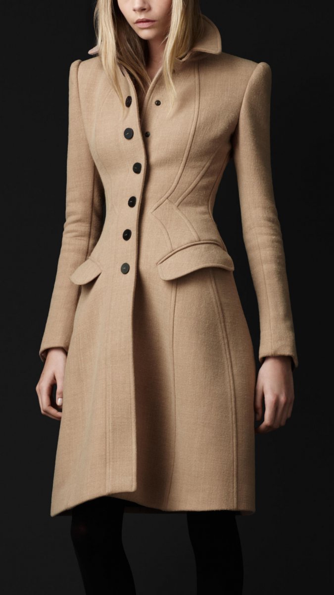 Модное осеннее пальто 2012 от Burberry