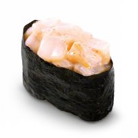 Суши: гункан маки с морским гребешком