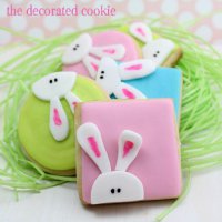 Идеи для украшения печенья: пасхальный кролик