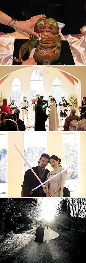 Свадьба в стиле «Звездных войн»