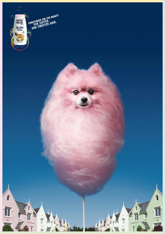 Реклама кондиционера для собак