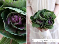 Букет невесты из овощей: декоративная капуста
