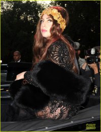 Леди Гага на вечеринке по случаю запуска ее парфюма Fame
