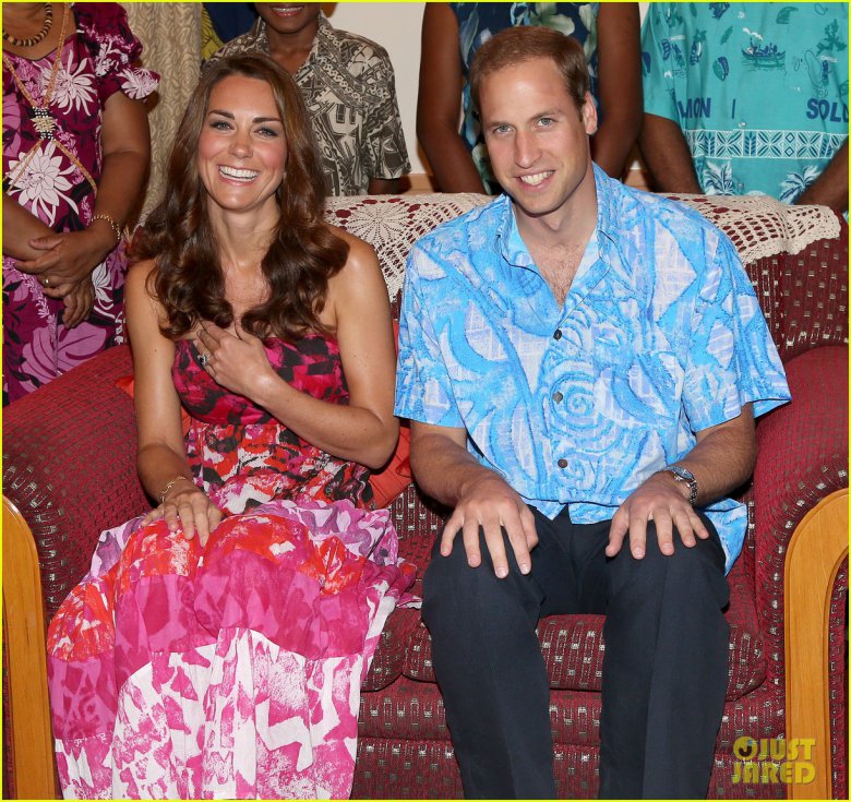 Герцогиня Кейт и принц Уильям нанесли визит генерал-губернатору Соломоновых Островов