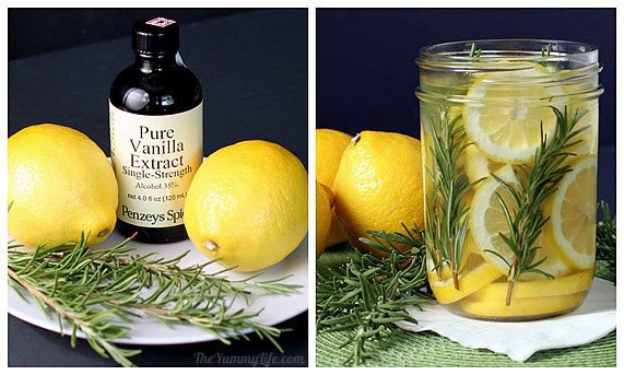 Натуральные ароматические композиции своими руками: лимон, розмарин, ваниль