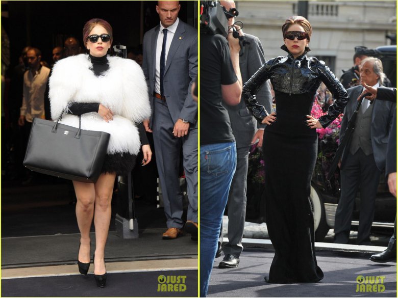 Леди Гага на запуске парфюма Fame в Париже