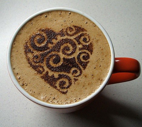 Латте-арт: идея для украшения чашечки кофе