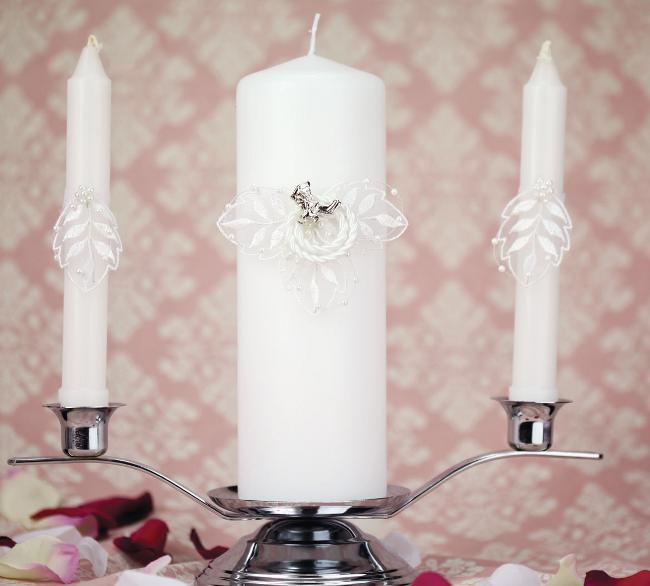 Свадебные свечи для обряда зажжения семейного очага