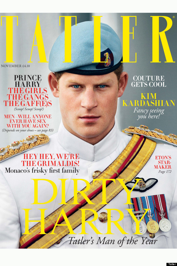 Принц Гарри на обложке британского издания Tatler