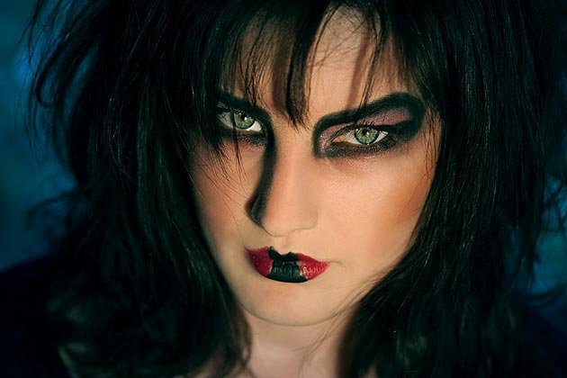 Идеи для макияжа на Хэллоуин: готичная ведьма