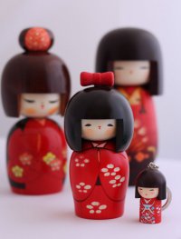 Кокеши (кокэси) - японские деревянные куклы