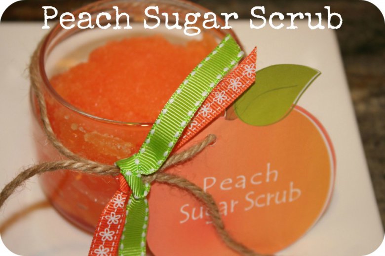 Сахарный скарб с ароматом персика
