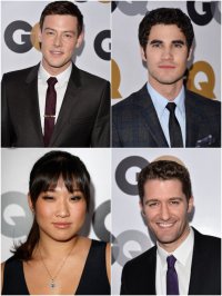 Каст сериала Glee на GQ Men Of The Year Party