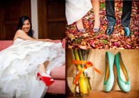 Свадебные тренды: необычная обувь