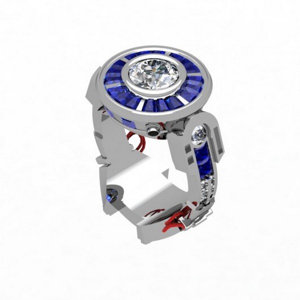 Эксклюзивное кольцо для помолвки R2-D2
