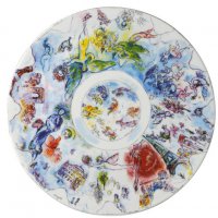 Коллекция посуды Bernardaud с картинами Марка Шагала