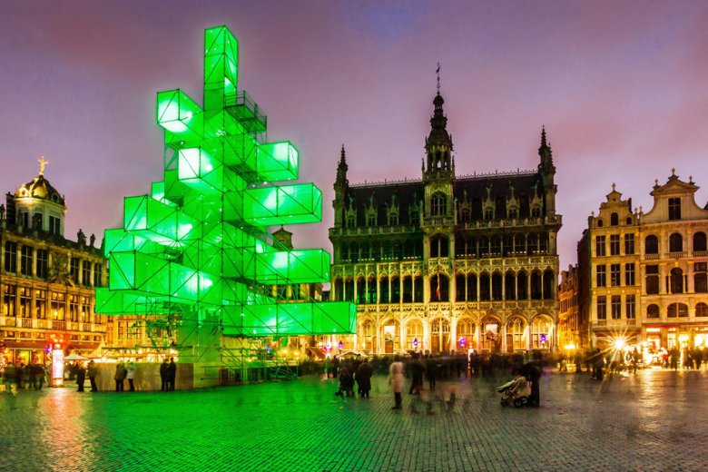 Рождественская «елка» в Брюсселе