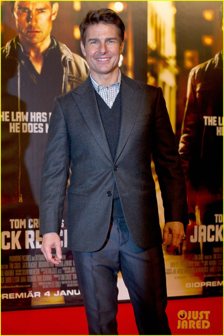 Том Круз на стокгольмской премьере фильма «Джек Ричер»