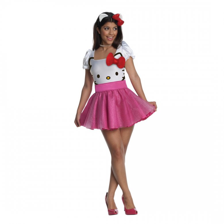 Костюмы на Новый год: костюм для поклонницы Hello Kitty!