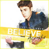Обложка нового акустического альбома Джастина Бибера «Believe: Acoustic»