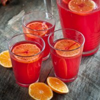 Горячие напитки: клюквенно-апельсиновый пунш